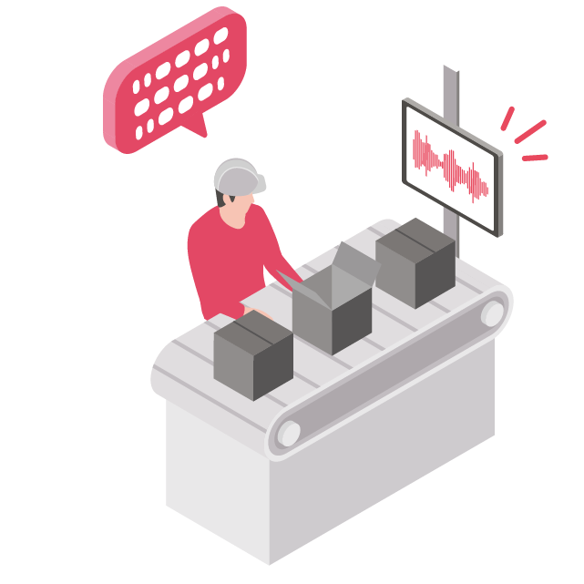 Voice-driven manufacturing